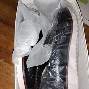 Women's Black Leather Shoes